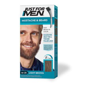 Just For Men – jasny brąz żel koloryzujący do brody, wąsów, baków M25