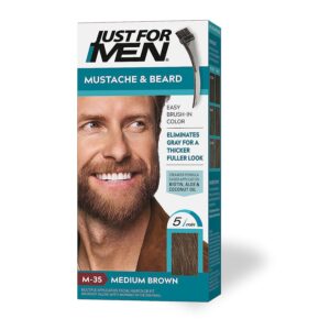 Just For Men  – średni brąz żel koloryzujący do brody, wąsów, baków M35